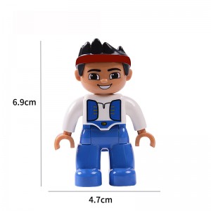 Large particle building blocks, dolls, dolls, small dolls, character assembly accessories, spare parts, children’s educational toys, professional toy purchasing agent  Yiwu Product Agent In Yiwu