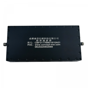 L-Band-Hohlraum-Bandpassfilter mit Durchlassbereich 1176–1610 MHz