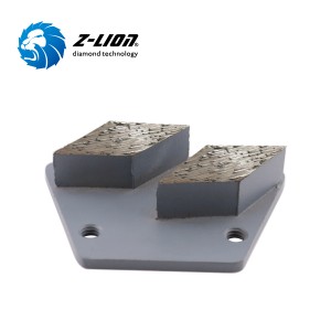 Z-LION double rhombus segment trapezoid concrete grinding tools