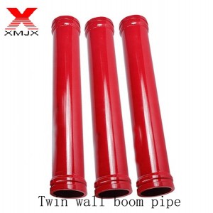 5” 3000mm 5mm(3mm+2mm) twin wall boom pipe