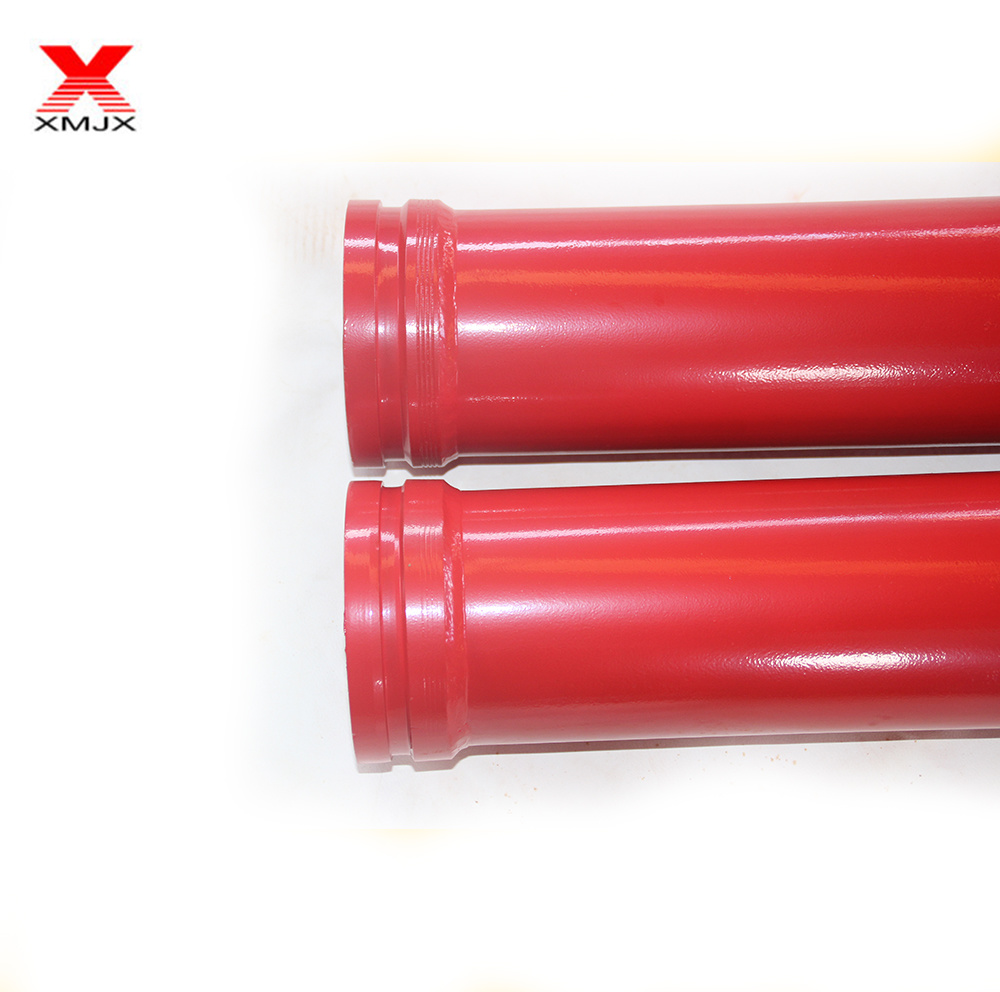 China Gold Supplier for Construction Forms - Red and Blue Color Concrete Pump St 52 Single Wall Pipe – Ximai