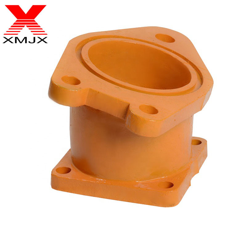 Factory Cheap Hot U clamp - Chinese Factory Long Diameter Casted Concrete Pump Hopper End Elbow – Ximai