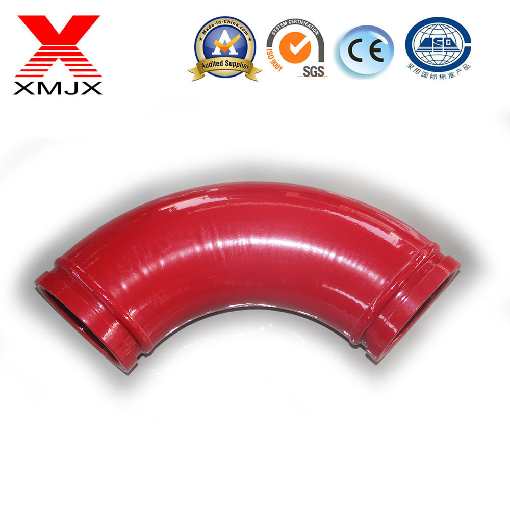 Concrete Pump Spare Parts Pipe Twin Wall Elbow DN125 R275