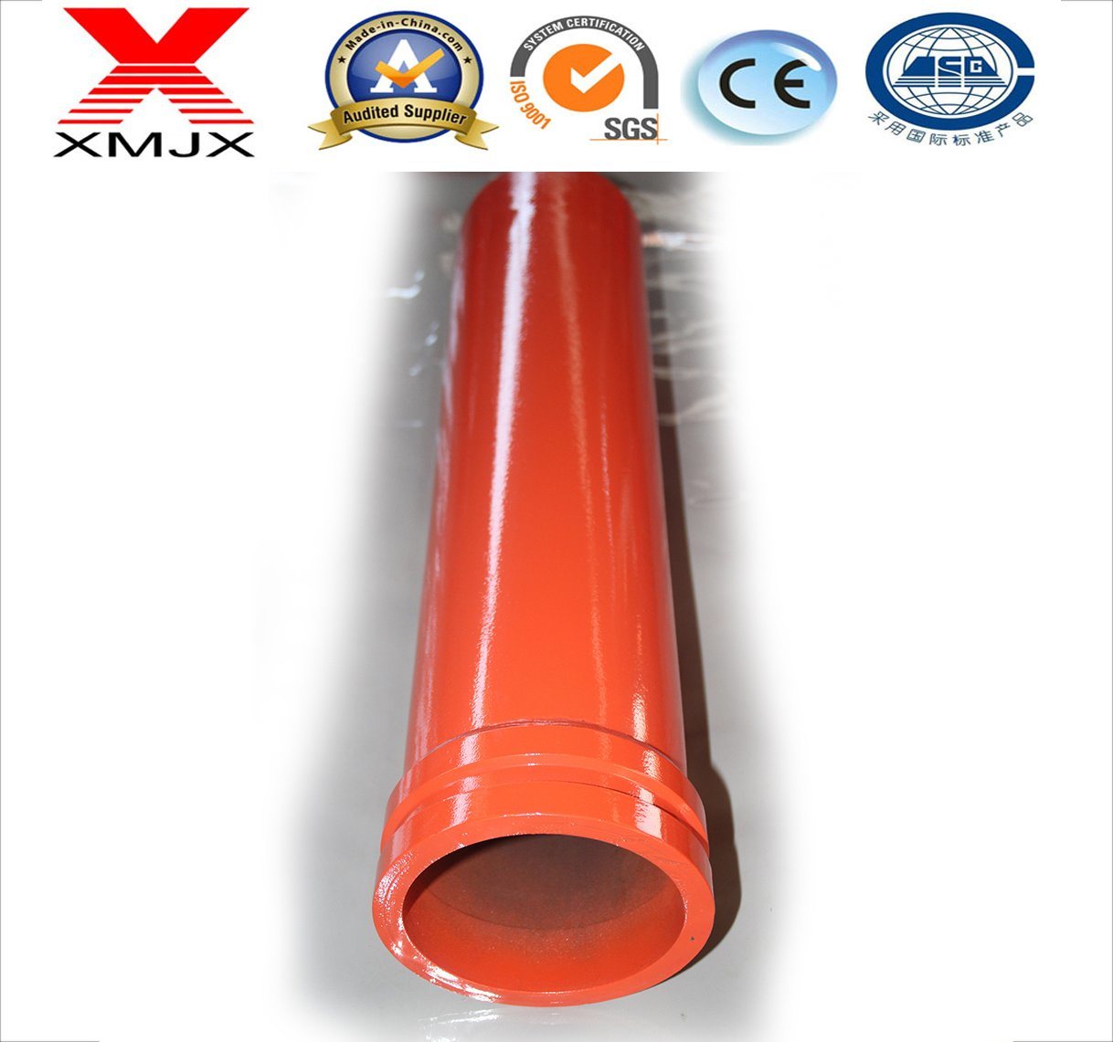 Factory Price Concrete Equipment Supply - Spare Part Concrete Pump Putzmeister Twin Wall Pipe 3000mm – Ximai