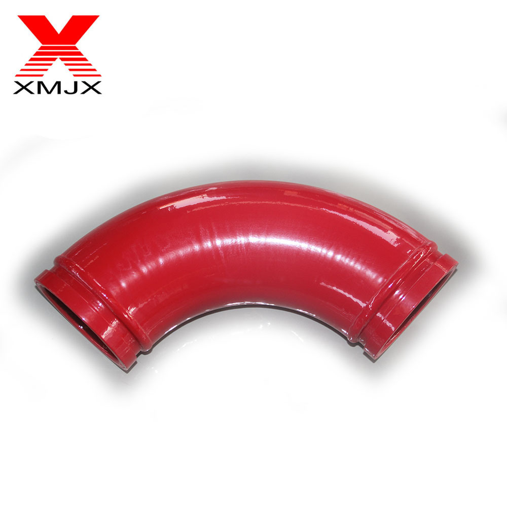 Manufacturing Companies for 112 elbow - Hot Sell Concrete Pump Elbow DN125 Twin Wall for Concrete Pump Parts – Ximai