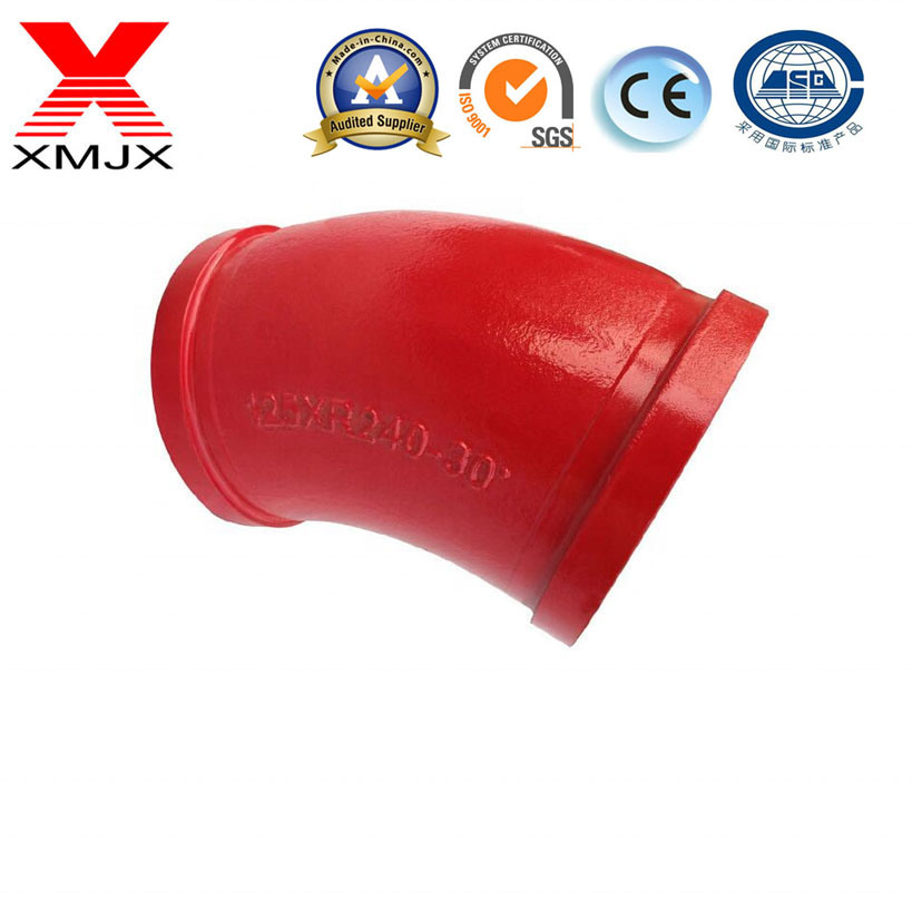 100% Original Factory Line Pump - DN125 Concrete Pump Spare Parts Casting Elbow Bend Pipe – Ximai