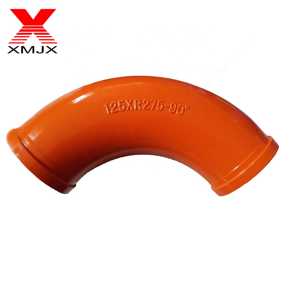 High Performance Concrete Pump Wear Plate - Concrete Pump Twin Wall Elbow DN125xr275X90 – Ximai