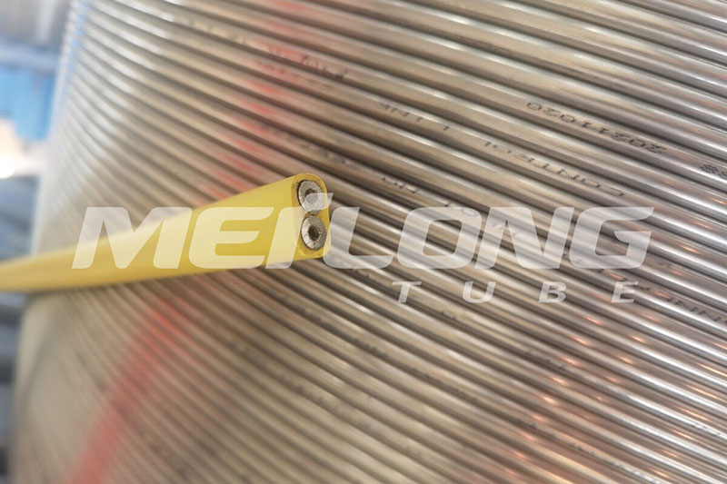 Factory wholesale Nickel Alloy Control Line - PVDF Encapsulated SAF 2507 Hydraulic Control Line Flatpack – MEILONG