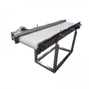 Top Suppliers China Horizontal Belt Powder Coating Conveyor for Raw Material Flat Transmission