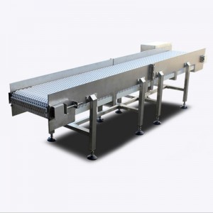 OEM Customized China Automated Horizontal Stainless Steel Flat Mesh Belt Conveyor