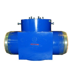 Plugging valve for hydraulic test