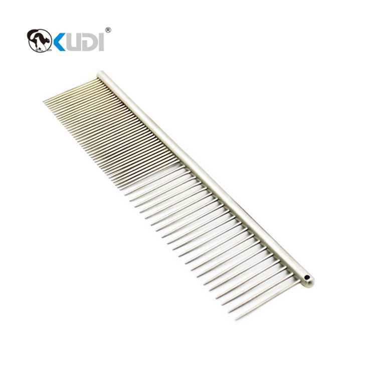 OEM/ODM Supplier Undercoat Comb For Cats - Stainless Steel Dog Comb – Kudi