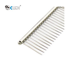Stainless hlau Dog Comb