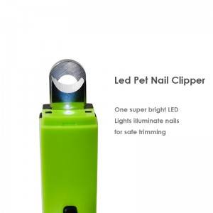Ноктите за нокти со LED светло за миленичиња