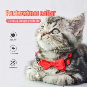 Cat Collar With Bow Tie