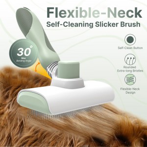 Flexible Head Pet Grooming Slicker Brush