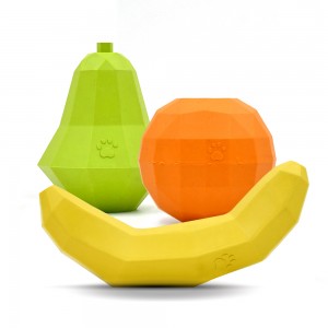 Fruits Rubber Dog Toy