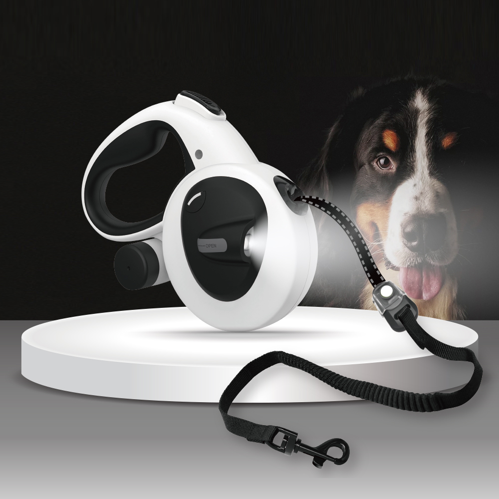 OEM/ODM Supplier Lighted Dog Collars And Leashes - Led Light Retractable Dog Leash – Kudi