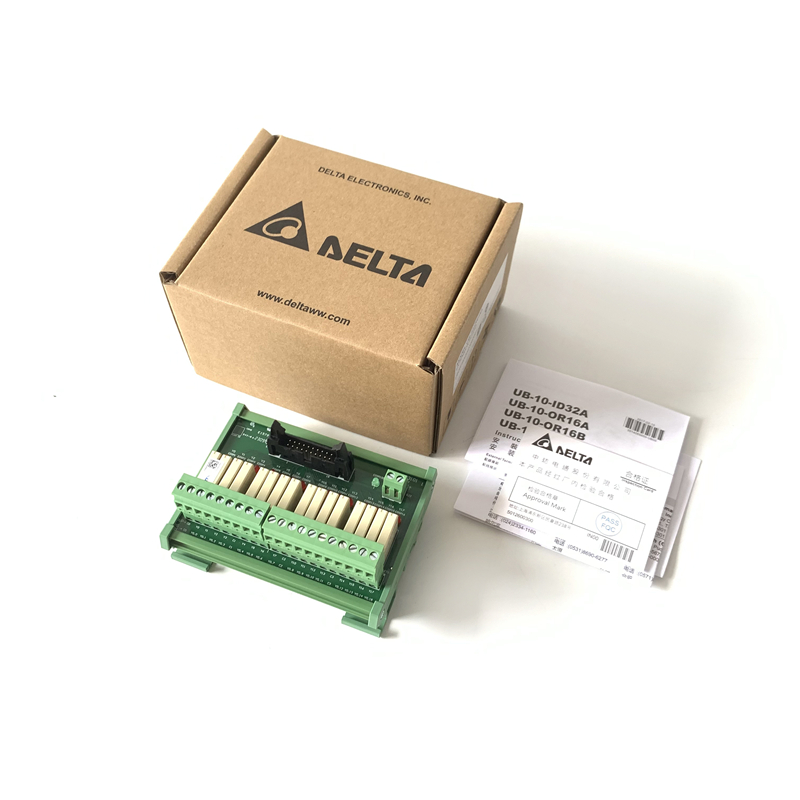 Delta PLC Expansion Module 16 Point Relay Terminal Block UB-10-OR16A