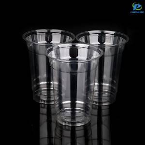 Supply OEM Hot Sale 400ml Plastic PET Cup China Manufacturer