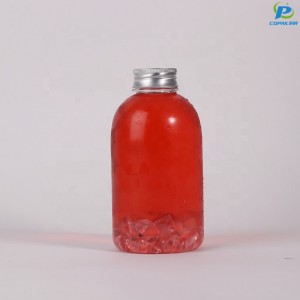 Quots for China 200ml Clear Round Plastic Bottle Pet Beverage Bottle for Juice