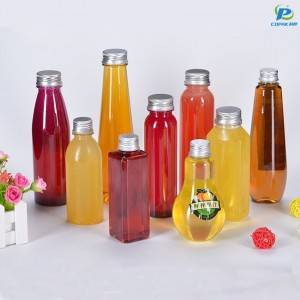 OEM Manufacturer China Transparent Packing Bottle Drinking Cup Plastic Bottle Creative Outdoor Sports Water Bottle Pet Food Grade Pba Free Square Beverages Screw Lid