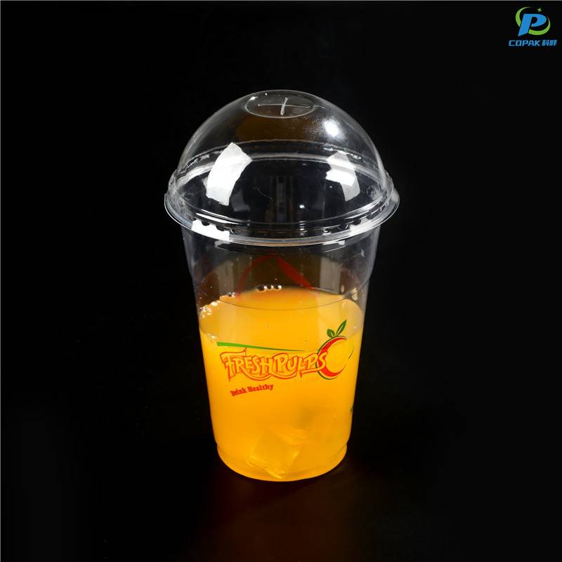 2021 wholesale price Clear Plastic Beverage Bottles- PET Cup 24oz – Copak