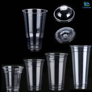 Hot Selling for China 16oz Disposable Pet Plastic Cup with Lid