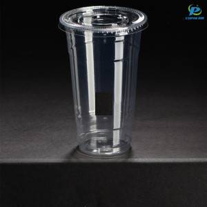 Hot Selling for China 16oz Disposable Pet Plastic Cup with Lid