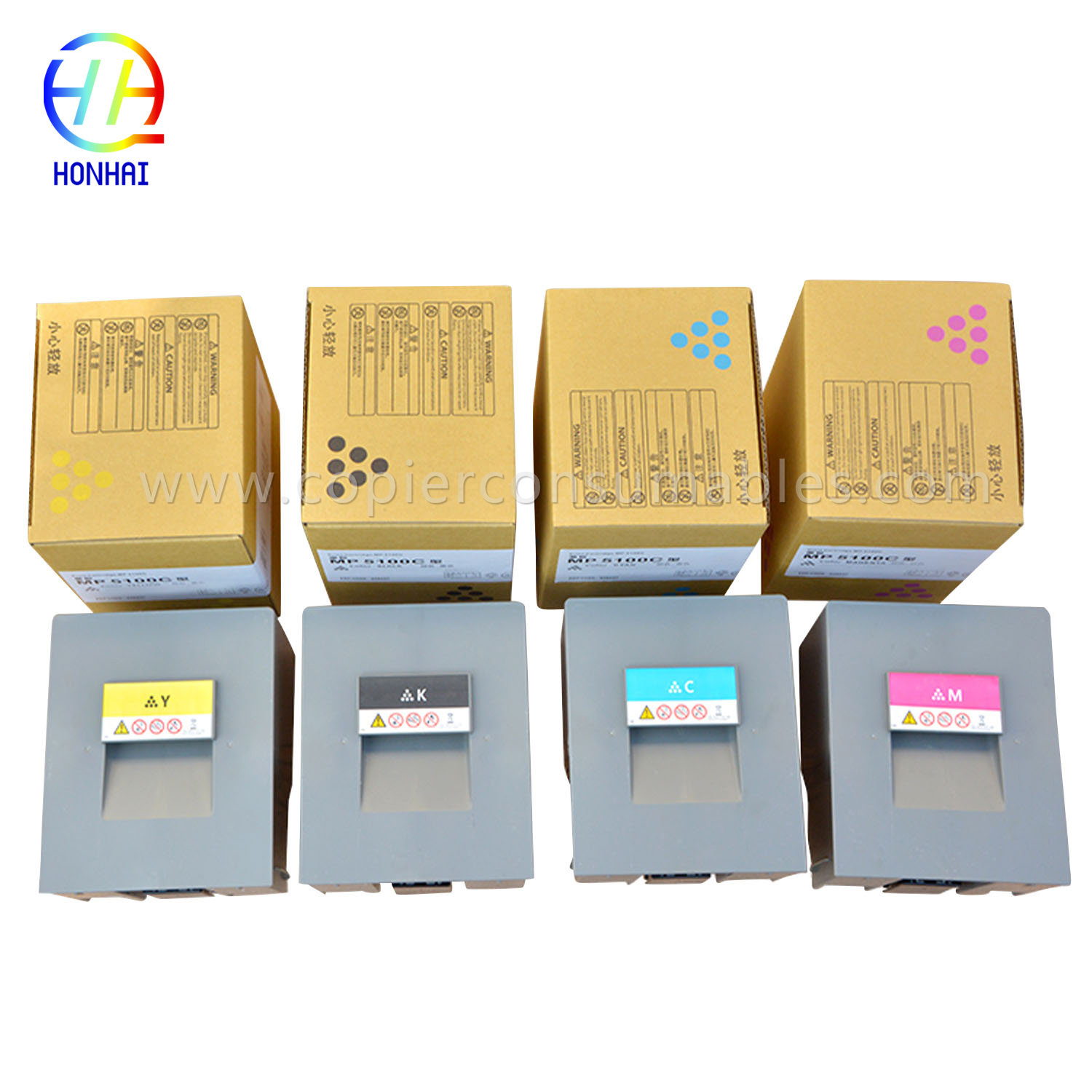 Toner Cartridge para sa Ricoh MP C6502sp C8002sp 841780 841781 841782 841783 Original Powder na may Compatible Cartridge