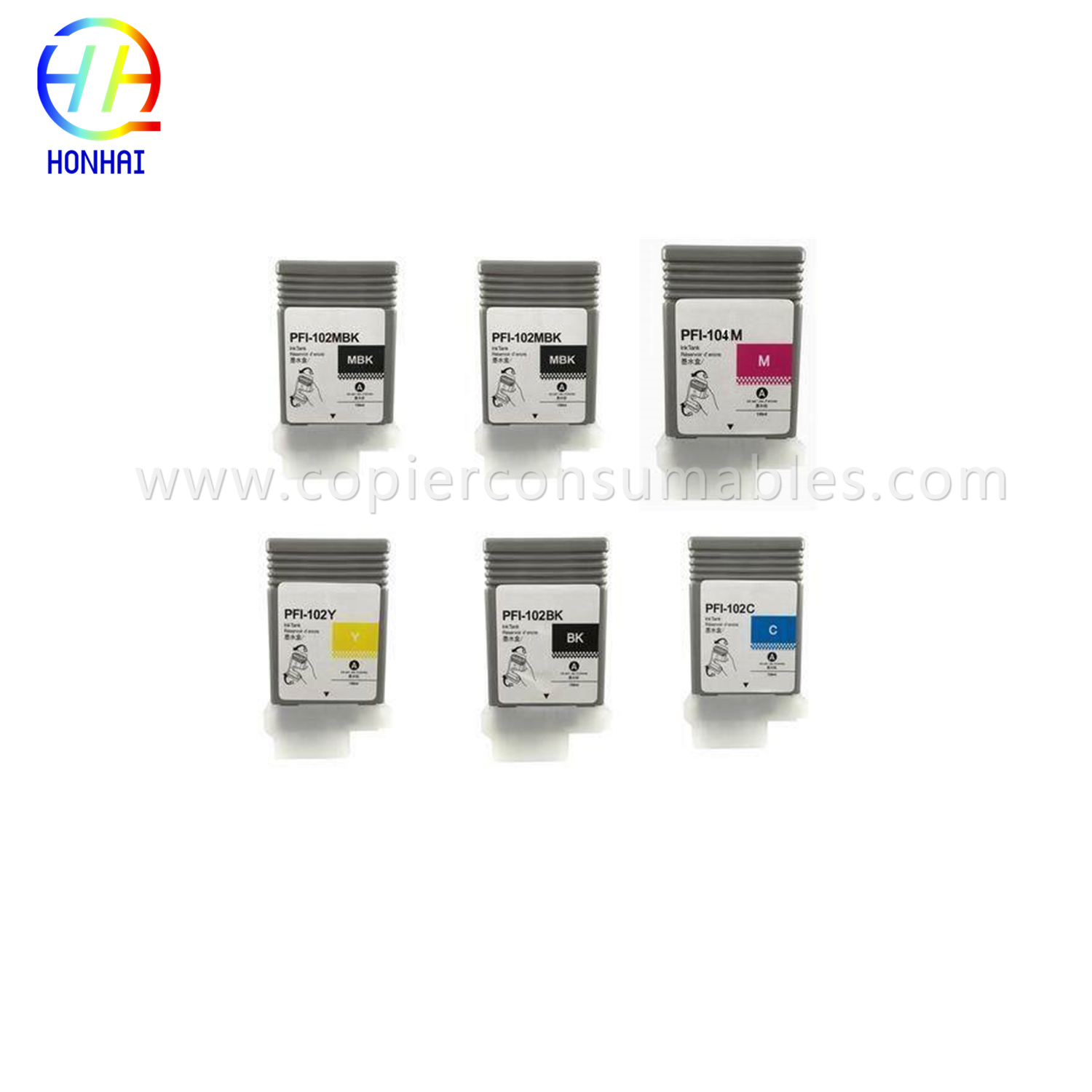 China Manufacturer for Color Toner Cartridges - Ink Cartridge for Canon Ipf650 655 750 755 760 765 (PFI-104) OEM – HONHAI