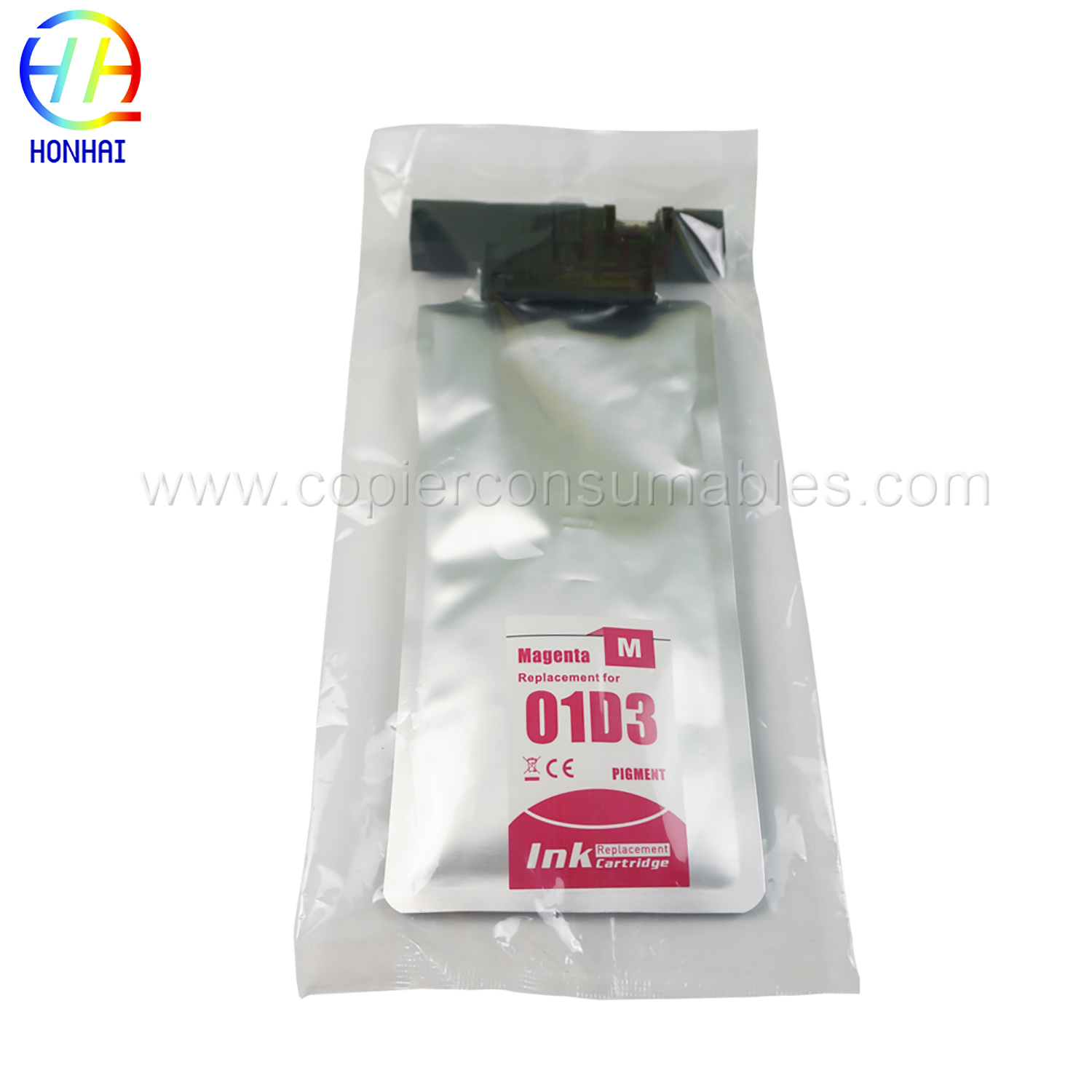 Ink Bag for Epson WorkForce Pro WF-C529R WF-C529RDTW WF-C579RDTWF WF-C579RD2TWF WF-C579RDWF Series T01D3 (M) 220 ml
