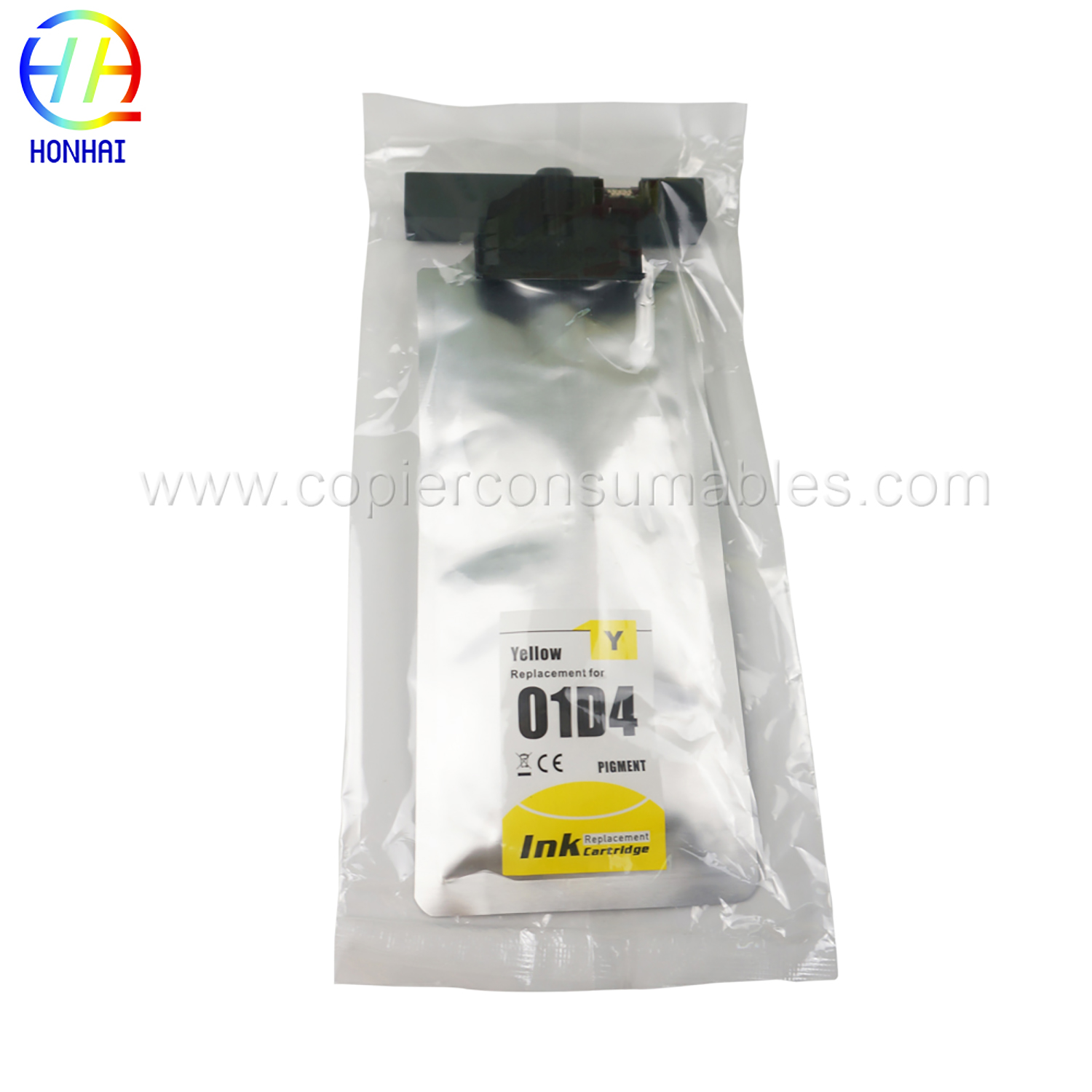 Ink Bag for Epson WorkForce Pro WF-C529R WF-C529RDTW WF-C579RDTWF WF-C579RD2TWF WF-C579RDWF Series T01D4 (Y) 220 ml