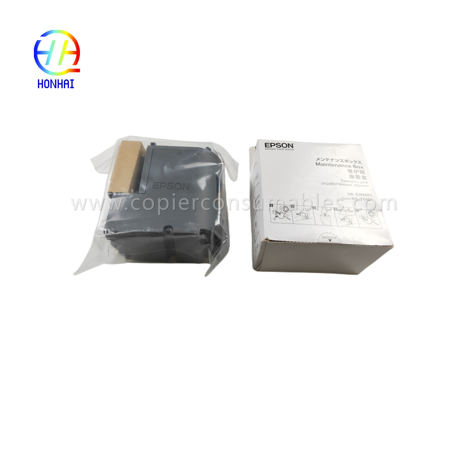 Kotak pangropéa asli pikeun Epson L6160 L6170 L6190 M1140