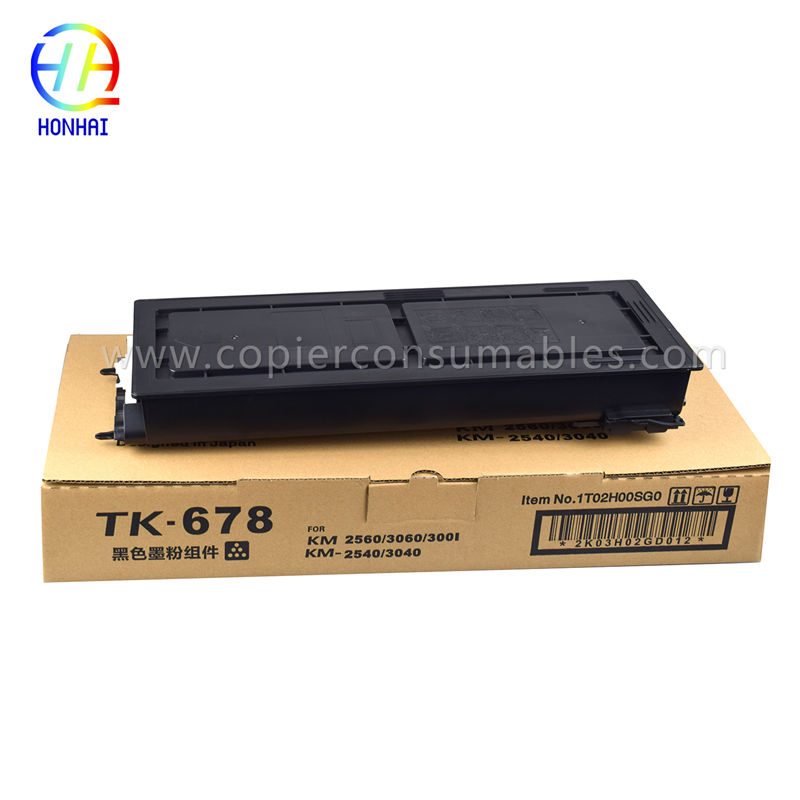 Toner Cartridge for Kyocera KM 2560 3060 3001 2540 3040 TK-678