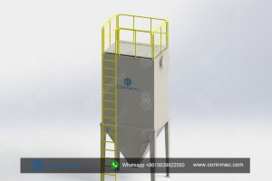 Impulse bags dust collector with high purification efficiency
