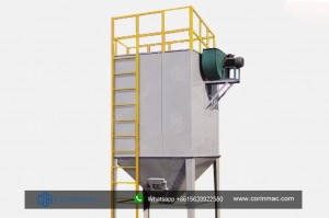 Impulse bags dust collector with high purification efficiency