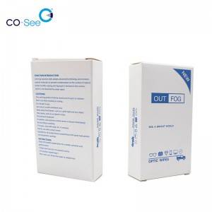 Factory One-off OEM Disposable Anti Fog Optical Glasses Cleaning Lens Wet Wiping Paper Tissue