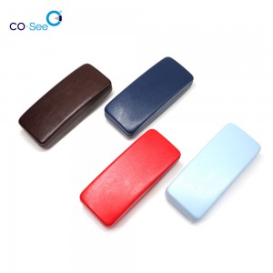Wholesale Price Simple Eyeglasses Hard Case - Noble Hard Shell Eyeglass Case PU Leather Sunglasses Protective Cases with Soft Inner Lining – Co-See