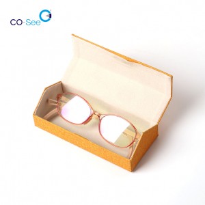 Customized Printed Designer Kids Eyeglass Cases Little House Shaped Student Computer Glasses Eyewear Box