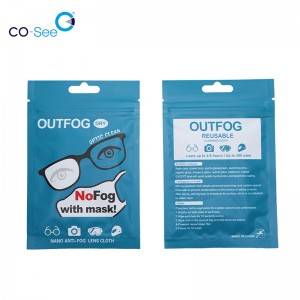 Nano Reusable Out Fog Dry Anti-fog Microfiber Glasses Cleaning Cloth