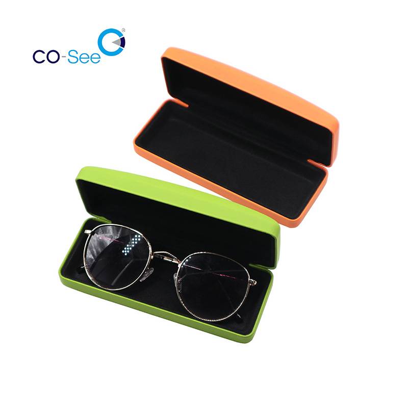 OEM Factory for Sunglasses Case - Candy Color Iron Leather Optical Metal Eyewear Case Custom Print Eyeglass Case – Co-See
