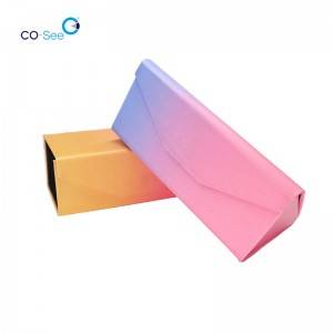 Supply OEM/ODM China Manufacturer Supplier Glasses Package Box Folded Sunglasses Case Printed