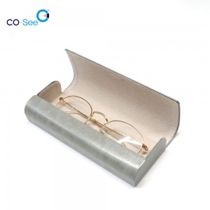 Factory Cheap China Portable Multi Color Slim PU Leather Eyewear Glasses Case for Optical Glasses