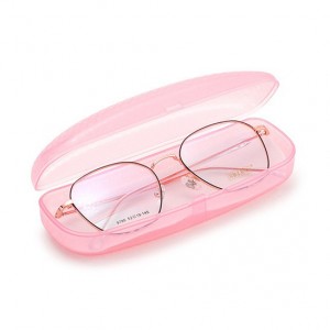 Clear Transparent Plastic Eyeglasses Case Hard Recycled Sunglasses Spectacle Protector Case Box