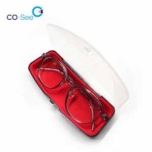 Europe style for Cheap Wholesale Spectacles Hard Plastic Eyeglasses Case for Sunglasses