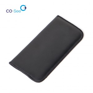 Wholesale Customized And Portability PU Leather Reading Glasses Sunglasses Sleeve Pouch