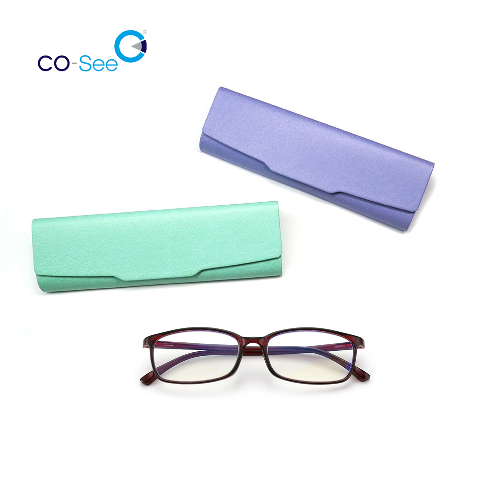 New Arrival China Sunglasses Faux Leather Case - New Design Bright Colors Fashion Optical Frame Glasses Case Custom Eyewear Packaging Box – Co-See