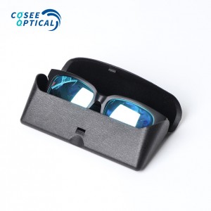 Personlized Products Plastic ABS Spectacle Sunglasses Optical Clamshell Bag Leather Cases (PC20)