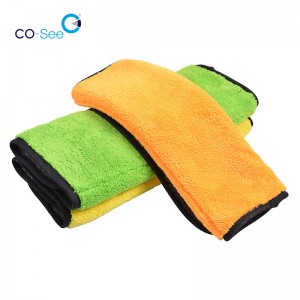 Multipurpose Plush Dual-sided Microfiber Cleaning Cloth Towels for Household, Car Washing, Drying
